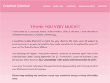 Tablet Screenshot of hi-creationsunlimited.com